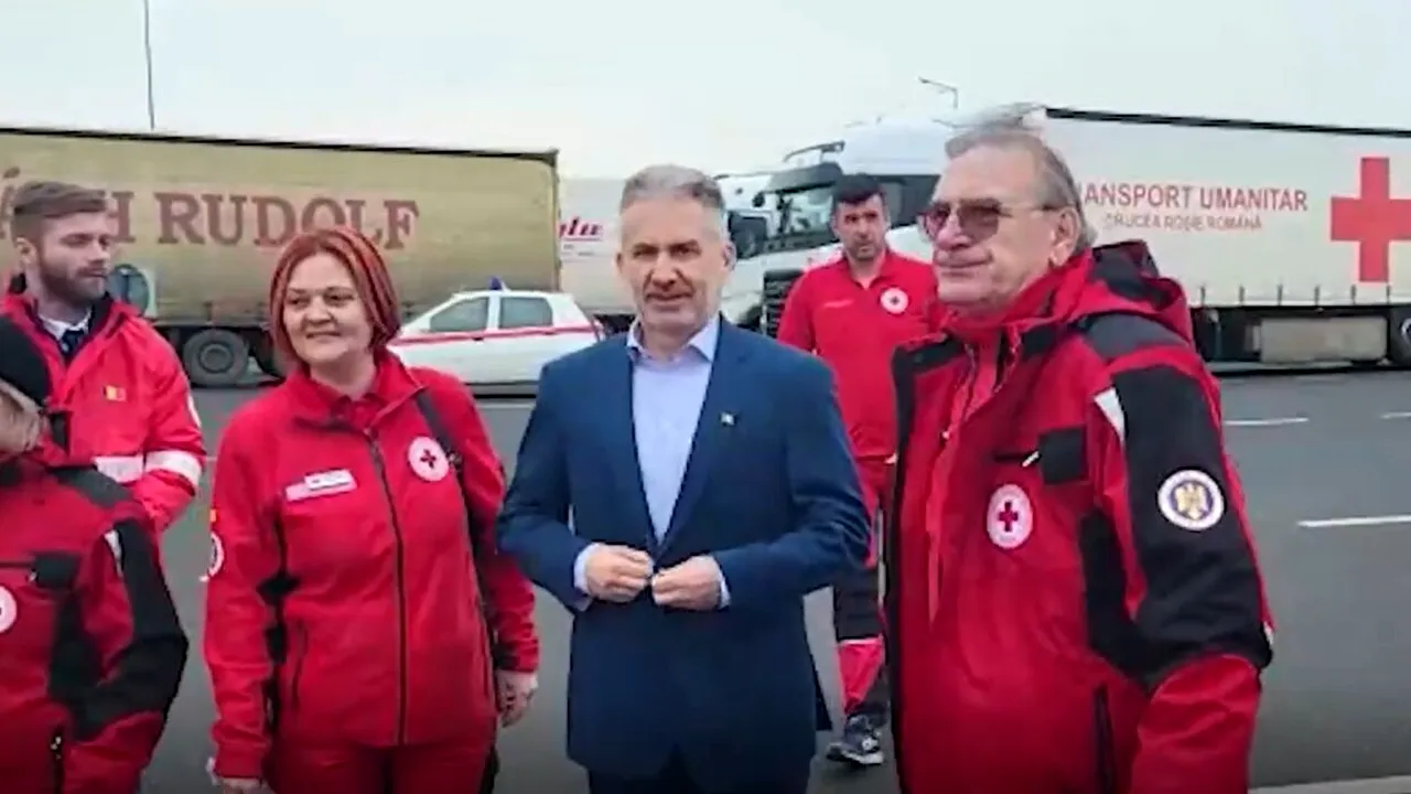 Două tiruri cu ajutoare UMANITARE de la Crucea Roșie au plecat spre Adana. Consiliul Județean Giurgiu a alocat 100.000 de lei pentru achiziția a 754 convectoare