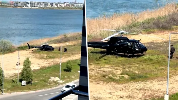 Aroganță în minivacanță. Patru turiști au plecat din Mamaia cu elicopterul. Imaginile au devenit virale
