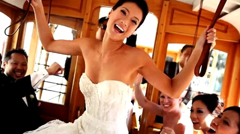 Videoclipul inedit filmat de doi tineri în ziua nunții. A devenit peste noapte VIRAL