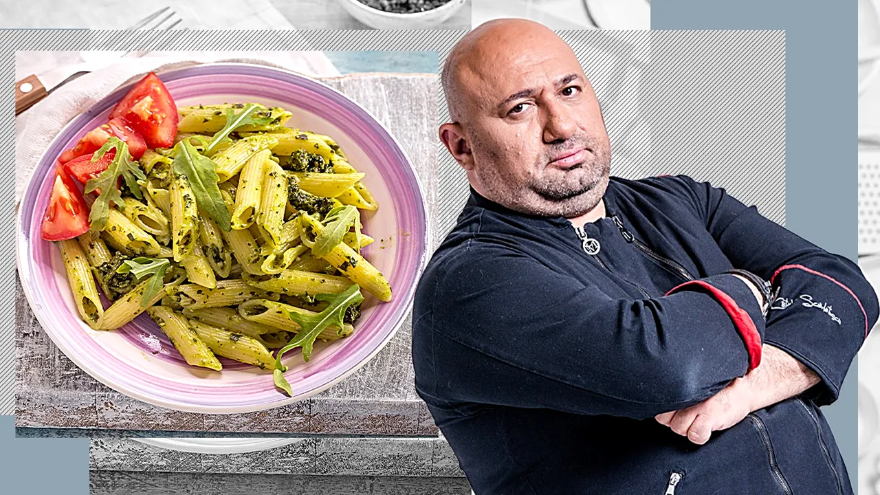 Rețeta de paste de POST a lui Chef Cătălin Scărlătescu. Este delicioasă și cu puține ingrediente