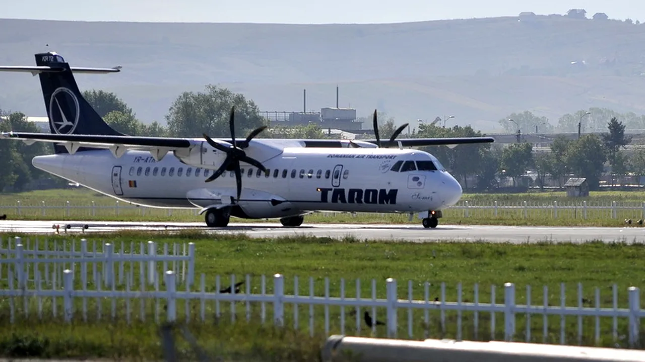 Din nou probleme la Tarom. O cursă care trebuia să ajungă la Sibiu, aterizare forțată pe Otopeni
