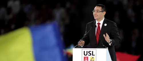Ponta: E problema și alegerea ARD dacă și-a găsit în Diaconescu cel mai bun candidat în Târgu Jiu