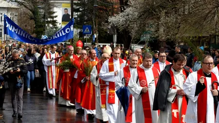 RESTRICȚII DE CIRCULAȚIE duminică, în București, cu ocazia procesiunilor dedicate Floriilor catolice
