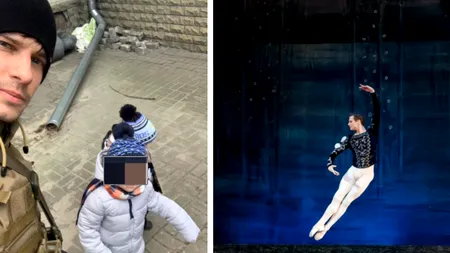 FOTO| Povestea balerinului din Kiev care a lăsat scena și a plecat cu arma în mână pe străzile orașului. „Noi nu suntem ca ei, nu tragem în oameni”