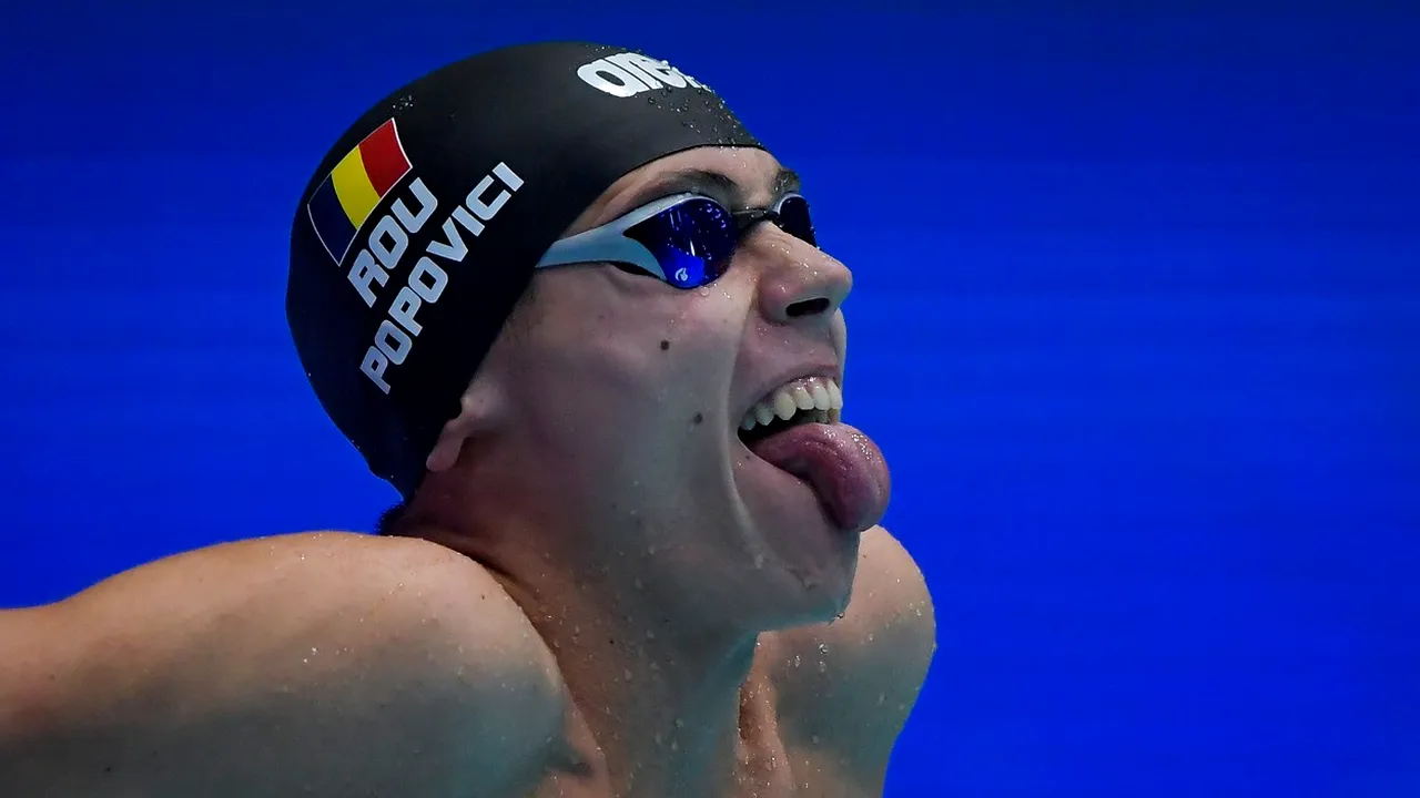 David Popovici, campion european la 17 ani. Înotătorul român a câștigat proba de 200 metri liber