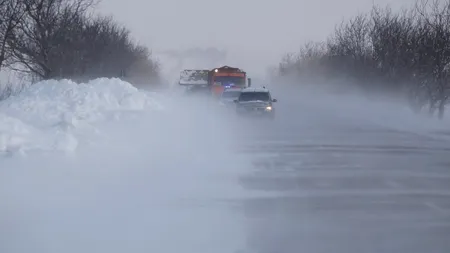 ANM, atenționare NOWCASTING de vreme severă. Unde sunt așteptate ninsori viscolite și rafale de vânt de până la 100 km/h