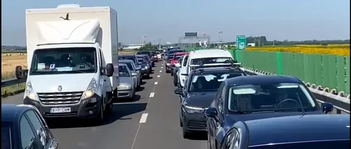 Accident cu patru mașini pe Autostrada Soarelui. Traficul este îngreunat