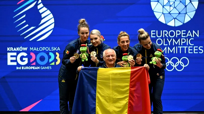 FOTO | Echipa feminină a României a devenit campioană europeană la tenis de masă după ce a câștigat finala în fața Germaniei, scor 3-2