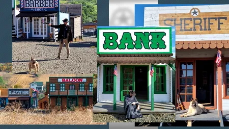 Un frizer a adus VESTUL SĂLBATIC la marginea Clujului. A investit peste 200.000 de euro ca să recreeze un orășel western