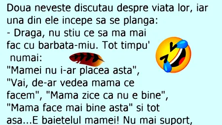 Bancul de duminică | Două neveste discutau despre viața lor