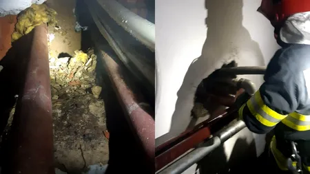 Fum la Spitalul Județean Bacău! Pompierii au intervenit de urgență - FOTO