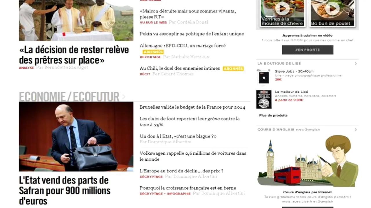 Ziarul LibÃ©ration a eliminat fotografiile din paginile sale pentru a sublinia importanța imaginilor