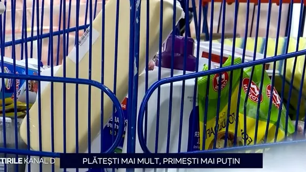 Cum ești păcălit la cumpărături: plătești mai mult, pe cantități tot mai mici de produse