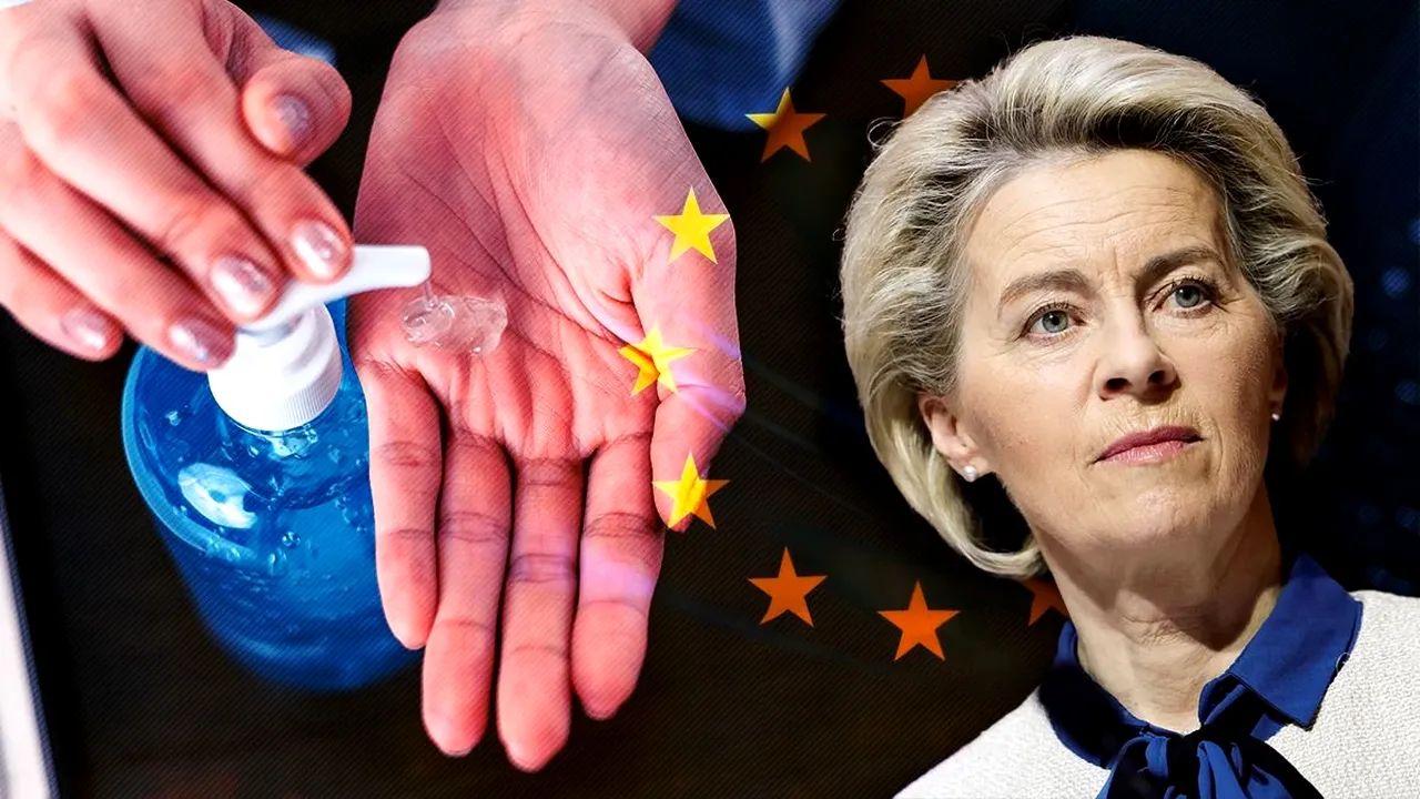 După ce a isterizat Europa în pandemie cu măști, „distanțare socială” și sterilizanți, UE se gândește să interzică dezinfectantul de mâini