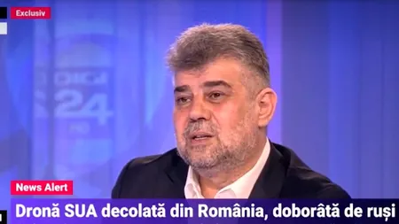 VIDEO | Marcel Ciolacu, despre drona prăbușită în Marea Neagră: „Pentru România nu există niciun pericol”