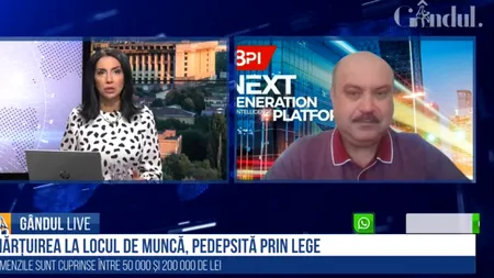 GÂNDUL LIVE. Doru Dima, expert HR, despre legea privind hărțuirea la locul de muncă: Managerii vor fi obligați să se comporte cu angajații ca și cum le-ar fi colegi, nu sclavi