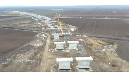 Ministrul Transporturilor: Stadiul fizic pe Lotul 2 al AUTOSTRĂZII A7 Focşani-Bacău este de 42%. Când s-ar putea circula