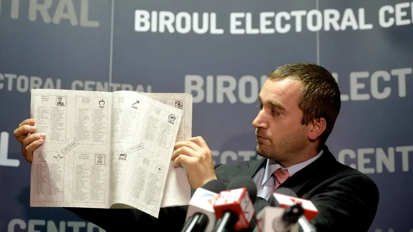 ALEGERI EUROPARLAMENTARE 2014. BEC a prezentat macheta buletinului de vot care va fi folosit la alegerile pentru PE