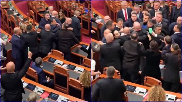 Albania se bate și în stradă, și în Parlament. Pumni și îmbrânceli în Legislativul țării. Se cere demisia premierului Edi Rama
