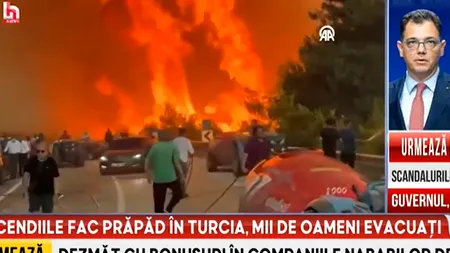 Incendiile de vegetație fac prăpăd în Turcia. Mii de oameni au fost evacuați