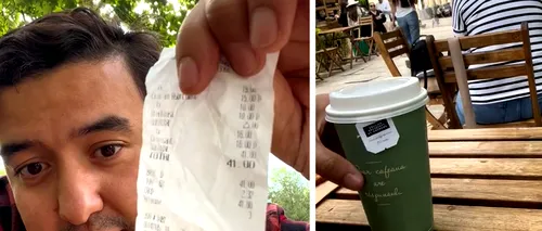 Câți lei moldovenești a dat un turist american pe o cafea în Chișinău. Când a văzut nota de plată, nu i-a venit să creadă