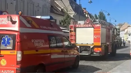 Sibiul, zguduit de o EXPLOZIE subterană. Echipajele au intervenit de urgență