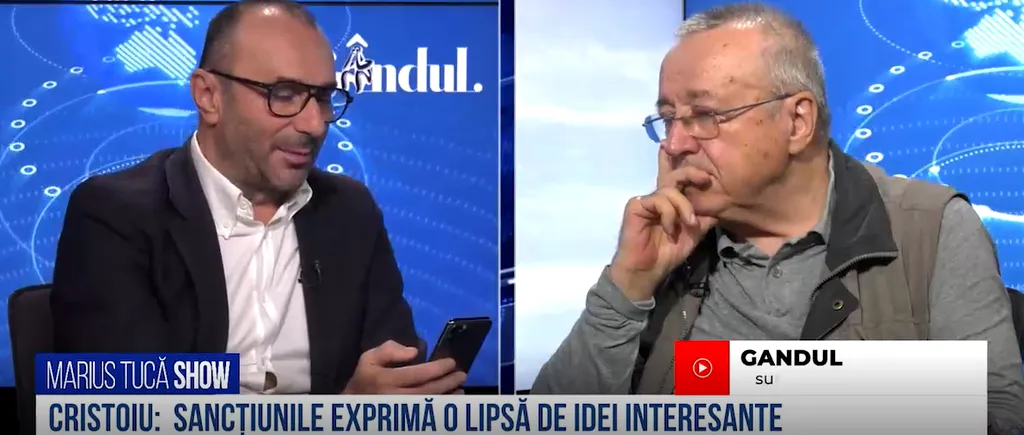 VIDEO | Ion Cristoiu: „Sancțiunile date Rusiei exprimă o lipsă de idei interesante. Occidentul crede că Rusia va ceda economic”