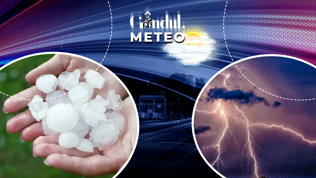 Unde vor lovi furtunile în România, după temperaturi de 33 de grade. Meteorologii ANM, prognoză pentru Gândul