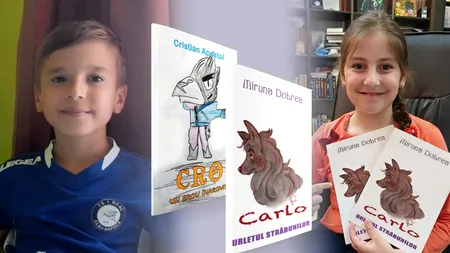 Miruna și Cristian, copiii care scriu cărți pentru copii