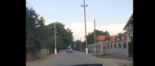 VIDEO | Minor fără permis la volan, oprit de Poliție cu focuri de armă, în Dolj