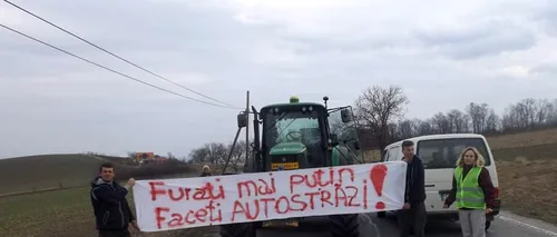 Protestul #șîeu: Trafic PARALIZAT cu mașini pe avarii și drum național blocat cu un tractor, în Cluj/ O intrare în Craiova, blocată / Mandachi: A fost un mare succes | FOTO, VIDEO