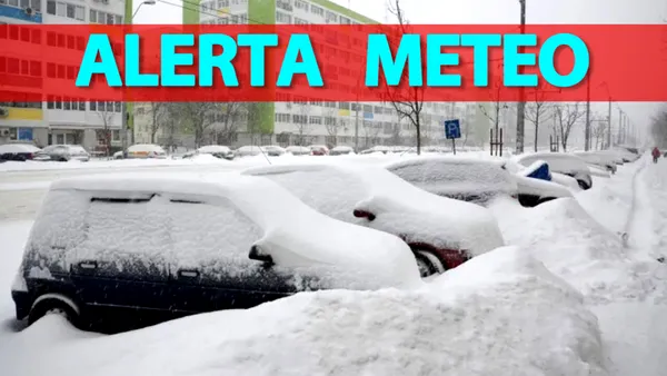 Vortex polar. Alertă de ninsori în România: Strat de zăpadă de 3 cm, potrivit meteorologilor Accuweather