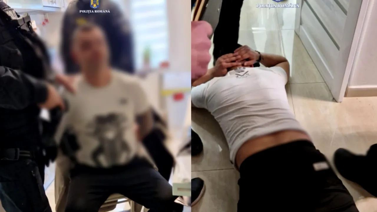 El e pistolarul din Giurgiu. Mascații l-au ridicat din locuință după mai bine de 17 ore în care bărbatul se baricadase în apartament