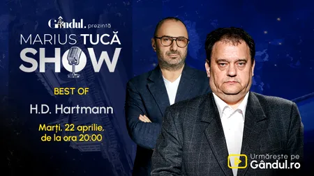 Gândul prezintă Best of Marius Tucă Show - marți, 22 aprilie, de la ora 20.00