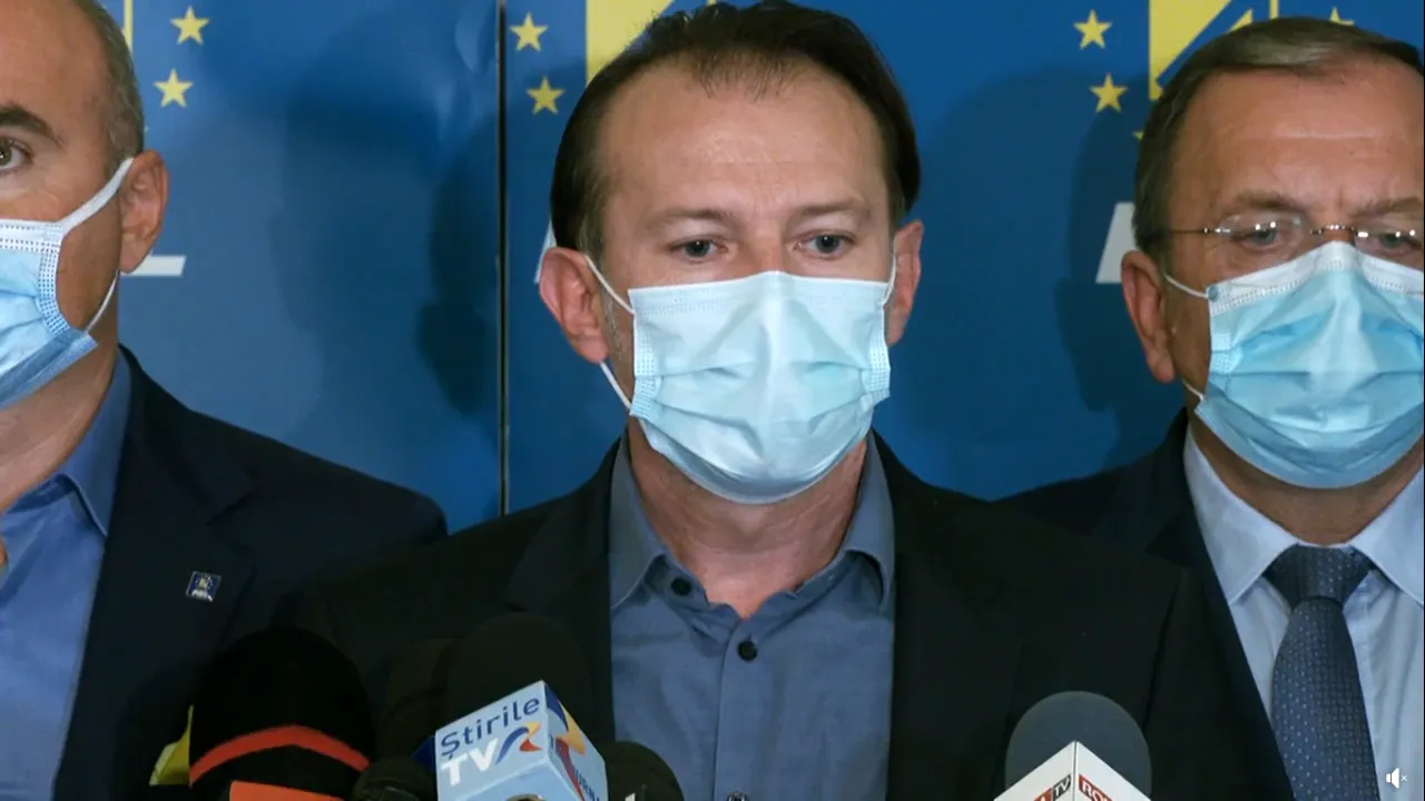 Florin Cîțu: PNL rămâne deschis colaborării cu USR până în momentul în care vor vota moțiunea de cenzură. Premierul a refuzat, ulterior, să mai răspundă la întrebări | VIDEO