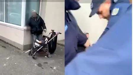 Scene șocante la Râmnicu Vâlcea. Un individ înarmat cu un cuțit și o șurubelniță amenința trecătorii în plină stradă. A fost imobilizat de jandarmi