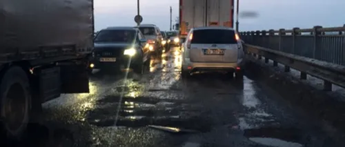 Un șofer român a lovit cu mașina un polițist bulgar la intrarea pe podul de la Ruse