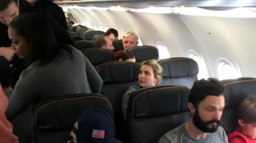Fiica lui Trump, agresată într-un avion. Ce a pățit bărbatul violent