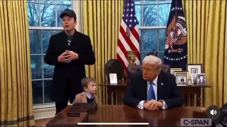 Domnul Goe, versiunea X Æ A-Xii, la Casa Albă. Ce i-a transmis fiul lui Musk președintelui Trump, MESAJ VIRAL pe internet