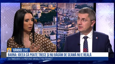 GÂNDUL LIVE. Dan Barna: În momentul de față, Timișoara nu își permite să renunțe la carantină