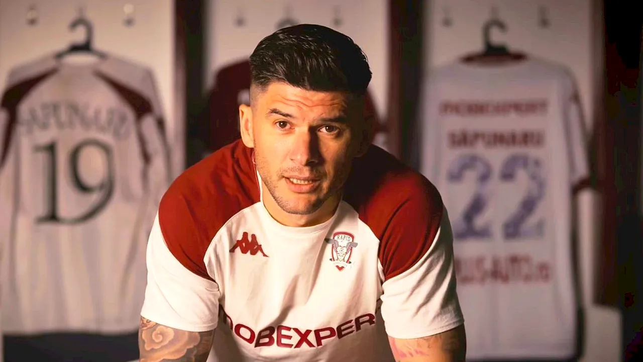 Cristi Săpunaru se retrage. „Meciul cu CFR Cluj va fi ultimul ca jucător al Rapidului pe Giulești”