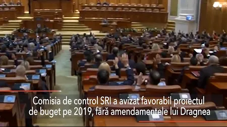 Comisia de control SRI a avizat proiectul de buget. Amendamentele lui DRAGNEA în vederea tăierii din banii alocați pentru Serviciile Secrete NU au fost dezbătute