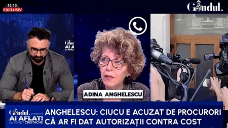 Adina Anghelescu dezvăluie informații explozive din dosarul lui Ciprian Ciucu la DNA. „Este un context foarte nefavorabil pentru tabăra lui Bolojan”