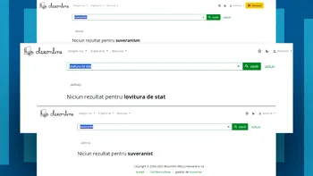 Dexonline exclude termenii „suveranism” și „lovitură de stat” din motorul de căutare / Biroul Electoral Sector 5 a dispus ELIMINAREA sondajului pro-Nicușor Dan