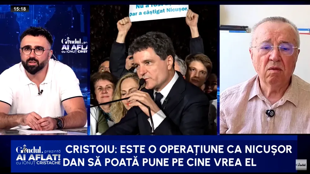 Ion Cristoiu: „O operațiune ca Nicușor Dan să pună pe cine vrea”
