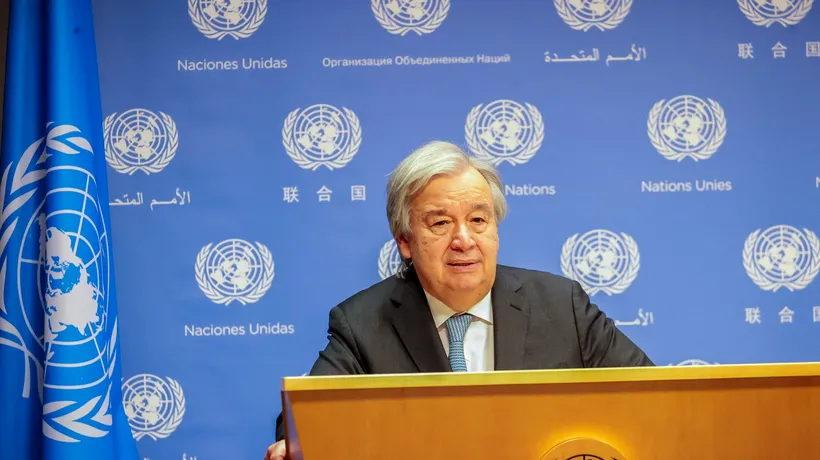 Antonio Guterres insistă pentru armistițiu umanitar în Fâșia Gaza, avertizând asupra efectelor bombardamentelor israeliene