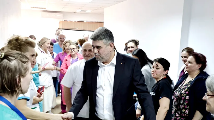 Premierul Ciolacu, VIZITĂ neașteptată la Spitalul Universitar. Care este MIZA, înainte de întâlnirea cu liderii Sanitas