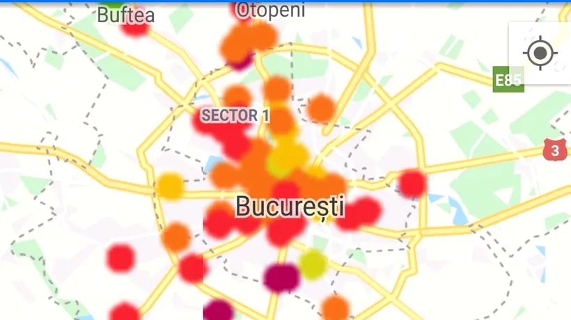 Iar se respiră OTRAVĂ în Capitală! Poluarea din București este extrem de mare, sâmbătă, iar Protecția Mediului dă vina pe trafic și pe....vreme!