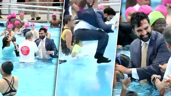 Primarul orașului New York, Zohran Mamdani, a reînviat o veche tradiție. Îmbrăcat la costum, a plonjat în apa unei piscine inaugurate