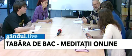 TABĂRA DE BAC 2012. MEDITAȚII ONLINE LA MATEMATICĂ. LECȚIA 2 - LIVE VIDEO